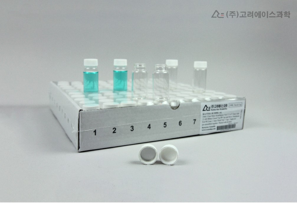 20ml 신틸레이션 바이알 100PK