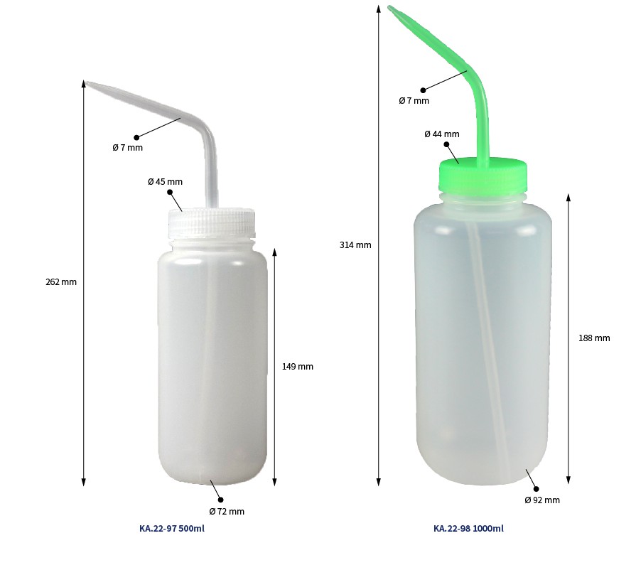 국산 광구 세척병 500ml 1000ml
