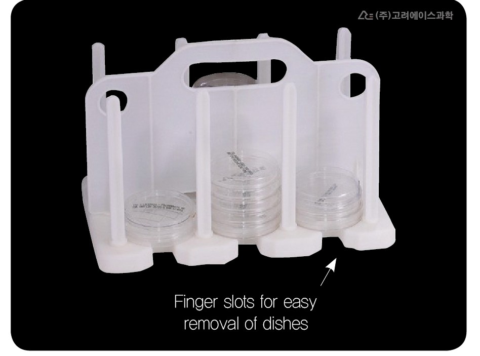 Bel-Art 100 mm Petri Dish Rack 디쉬 랙