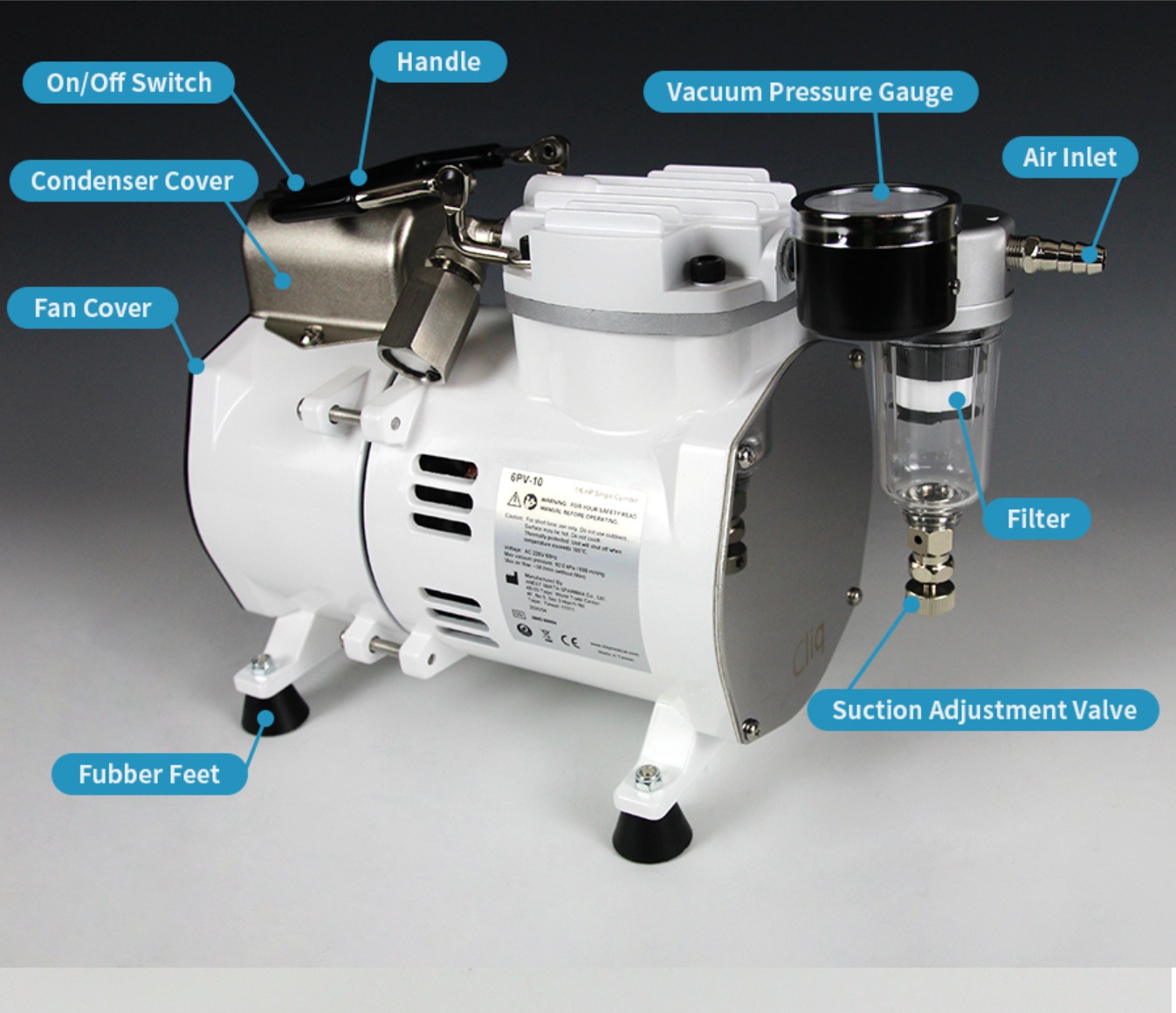 진공펌프 Vacuum Pump 오일프리 친환경 893mbar
