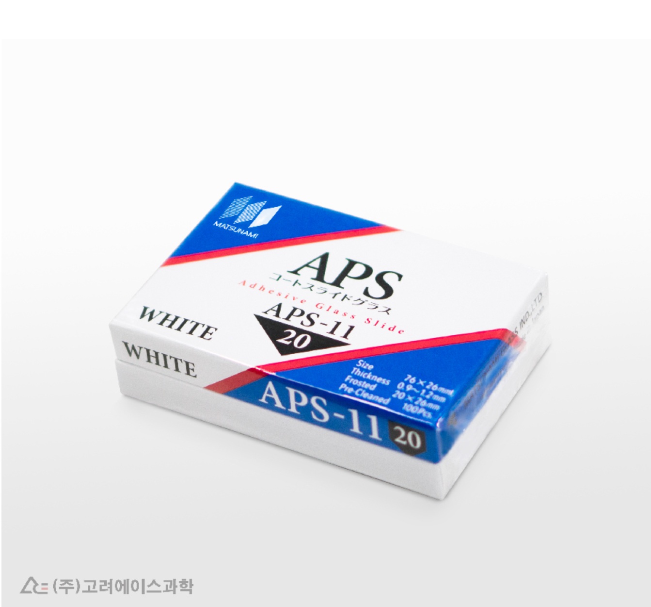 MATSUNAMI APS 코팅 슬라이드 글라스